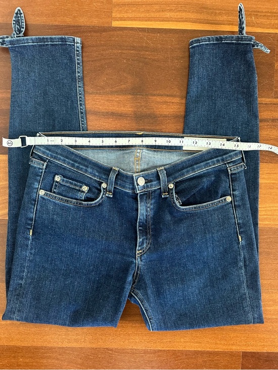 Rag & Bone Stevie Capri Tie Ankle Jeans in Paz. Denim Dark Wash Size 30 NWOT - Picture 5 of 7